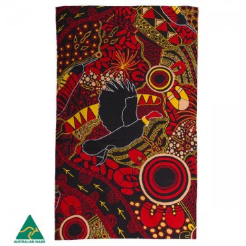 Aboriginal Art | Cotton Tea Towel | Justin Butler